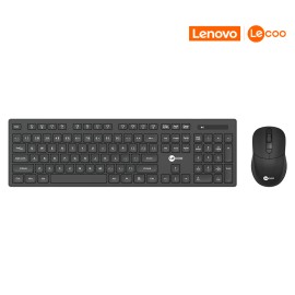 KIT TECLADO|MOUSE S/ FIO PRETO LECOO KW201