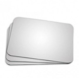 MOUSE PAD 20X24CM RETANGULAR P/ SUBLIMACAO PCT C/ 10 UN