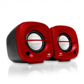 CAIXA DE SOM 2.0 3W RMS USB VERMELHO SP-303RD C3TECH